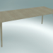 3D modeli Yemek Masası Arasında (SK5, 200x90cm H 74cm, Şeffaf vernikli meşe) - önizleme