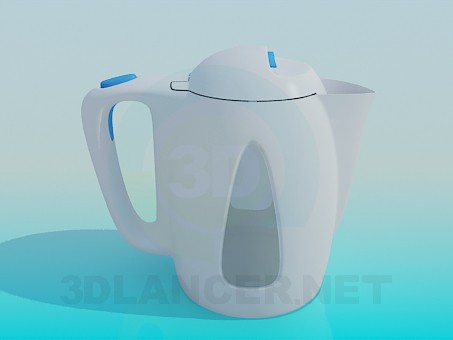 3d model Electric Kettle - preview