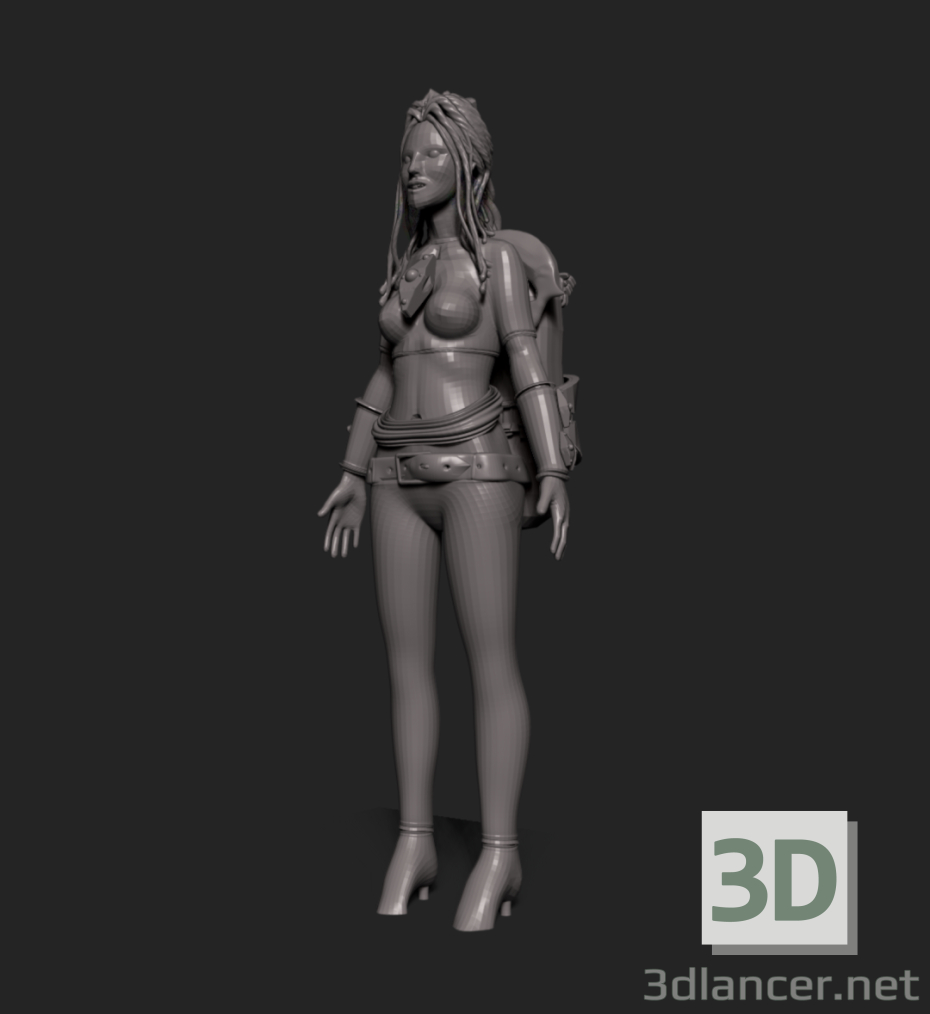 modèle 3D Alessia - preview