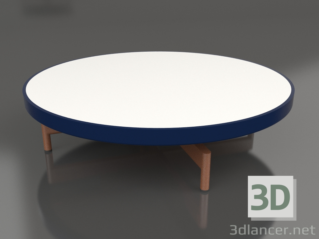 modèle 3D Table basse ronde Ø90x22 (Bleu nuit, DEKTON Zenith) - preview