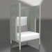 3d model Chaise longue cocoon (Cement gray) - preview