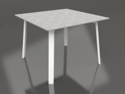डाइनिंग टेबल 100 (सफ़ेद, डेकटन)