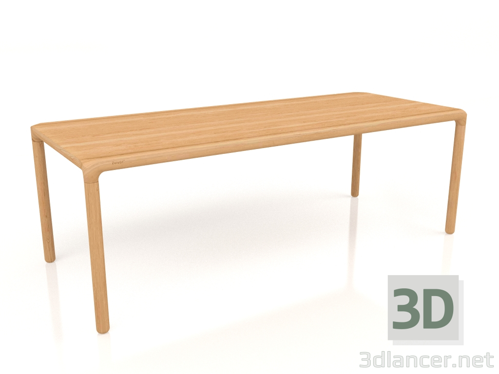 3 डी मॉडल डाइनिंग टेबल स्टॉर्म 220x90 (प्राकृतिक) - पूर्वावलोकन