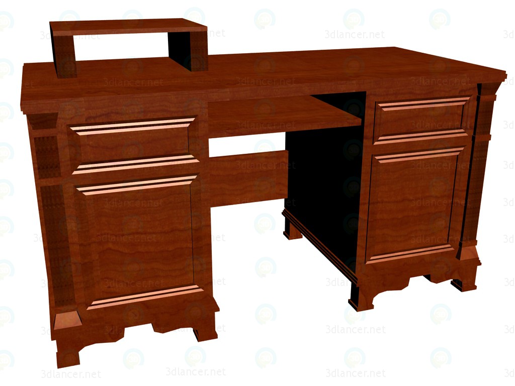 3d model Mesa de escritura - vista previa