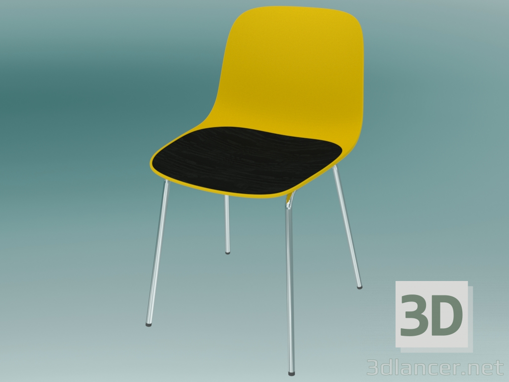 Modelo 3d Cadeira SEELA (S312 com guarnição de madeira, sem estofamento) - preview