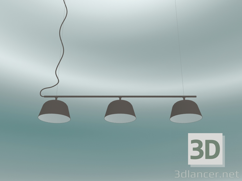 3d model Rail lamp Ambit (Taupe) - preview