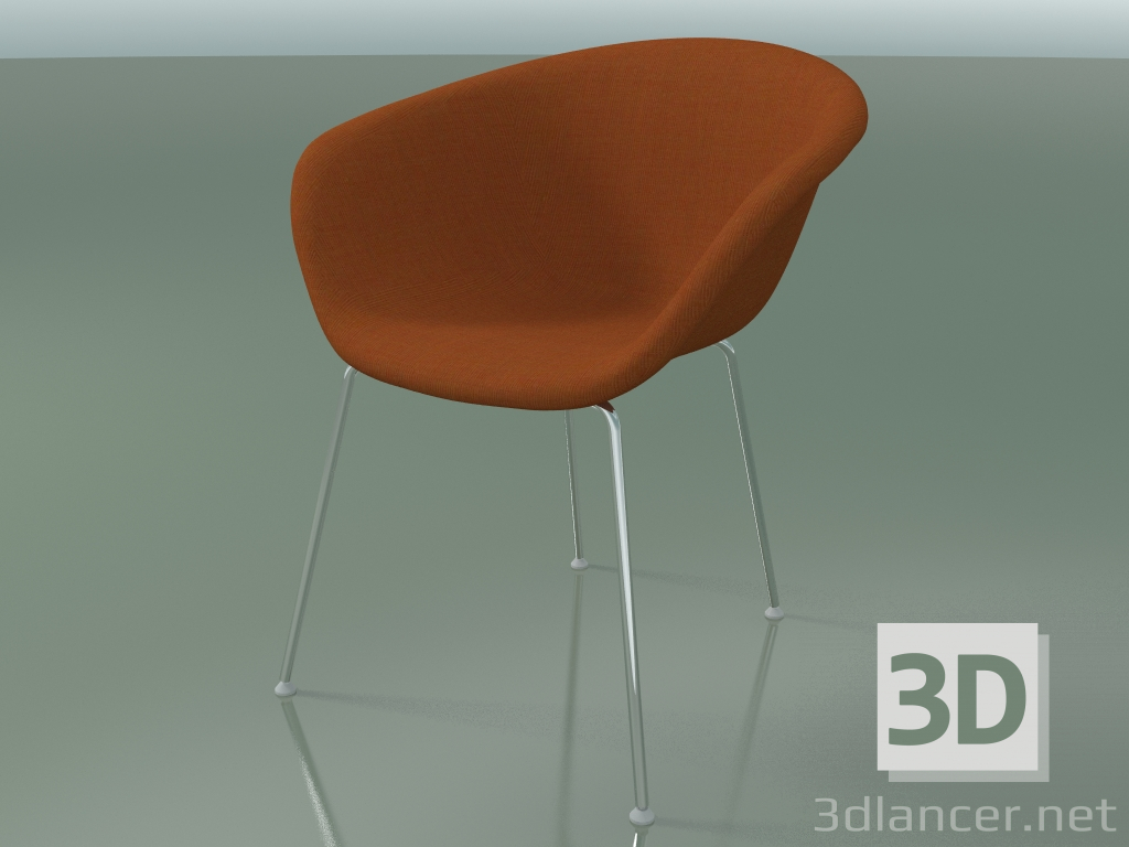 3D Modell Stuhl 4231 (4 Beine, mit Polsterung f-1221-c0556) - Vorschau
