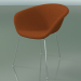 3d model Chair 4231 (4 legs, with upholstery f-1221-c0556) - preview