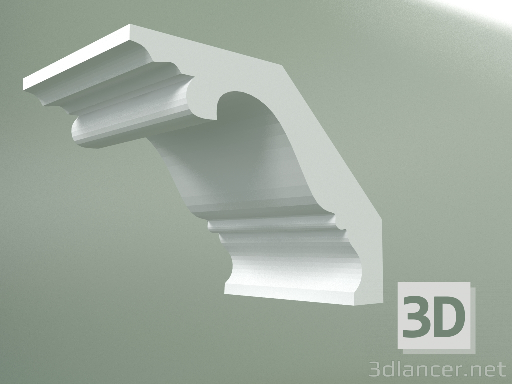 3d model Plaster cornice (ceiling plinth) KT170 - preview