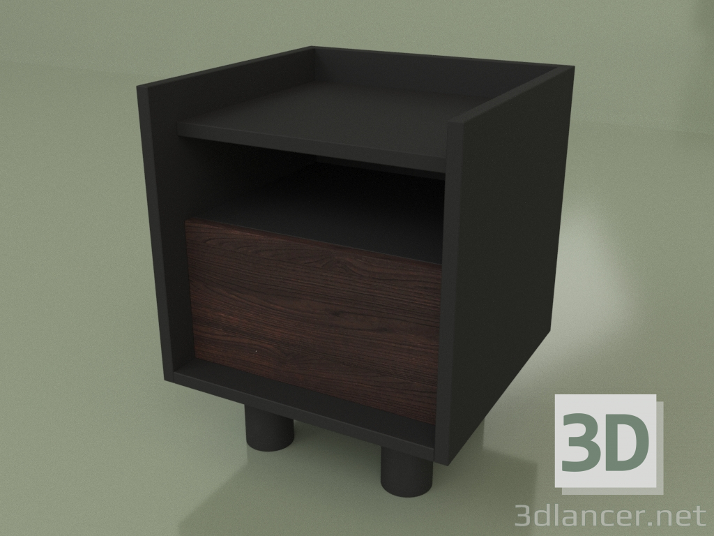 modèle 3D Table de chevet avec tiroir (30243) - preview