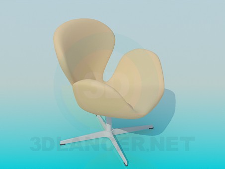3d model Armchair on the stem - preview 3d model Armchair on the stem - preview
