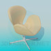 3D Modell Sessel auf dem Stamm - Vorschau