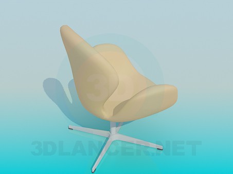 3d model Armchair on the stem - preview 3d model Armchair on the stem - preview