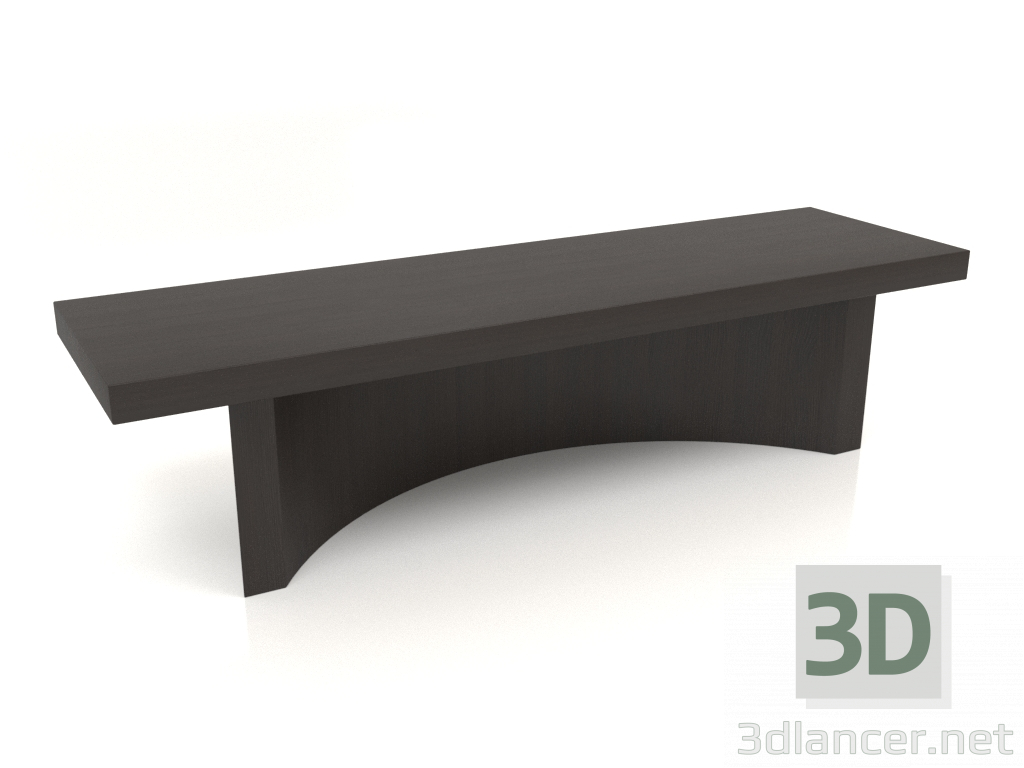 3D modeli Bank BK (1400x400x350, ahşap kahverengi) - önizleme