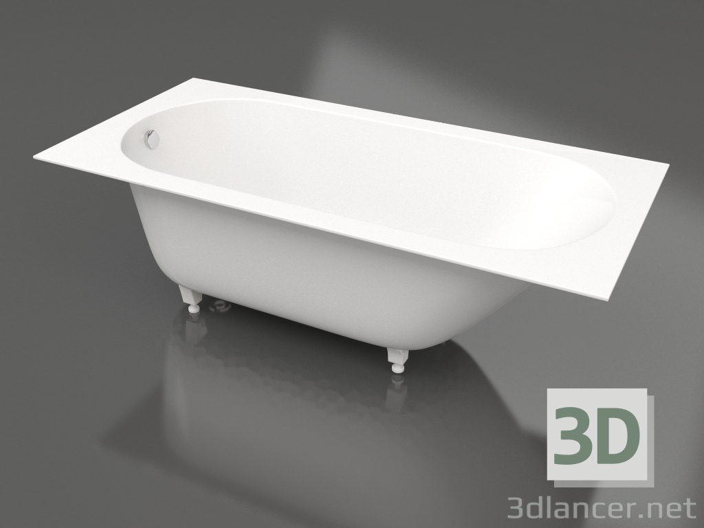 modello 3D ORNELLA vasca da bagno 170x80 - anteprima