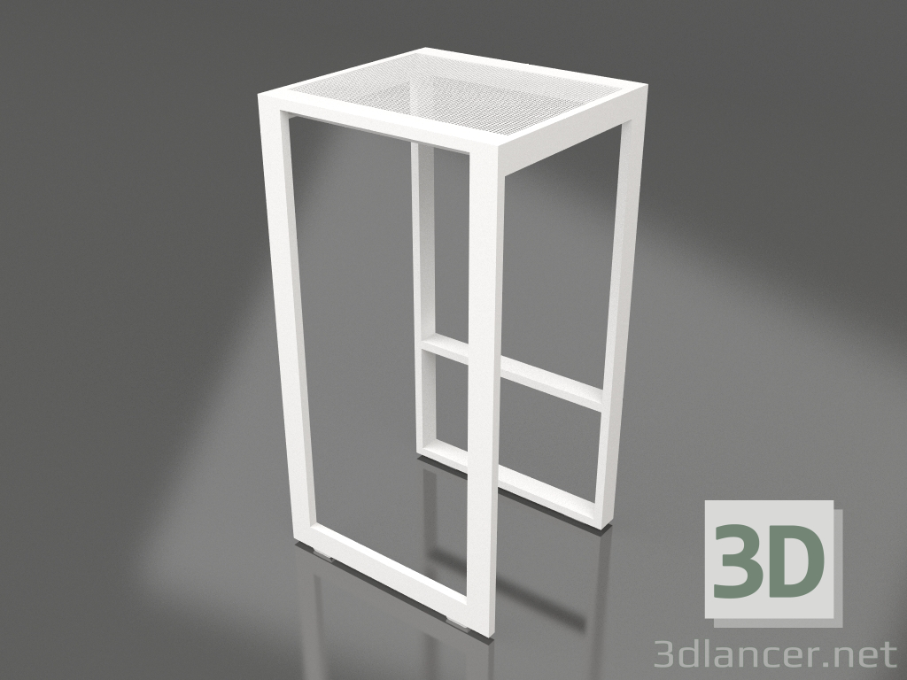 3D modeli Yüksek tabure (Beyaz) - önizleme
