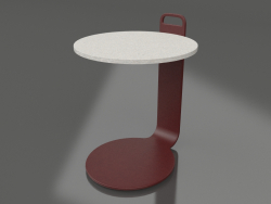 कॉफ़ी टेबल Ø36 (वाइन रेड, डेकटन सिरोको)