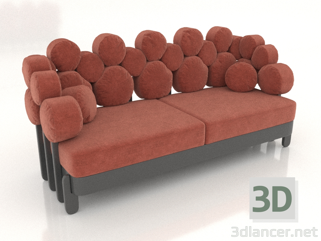 3D Modell Großes IKRA-Sofa (Option 6) - Vorschau