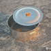 3d model Casserole with lid (stainless steel) - preview