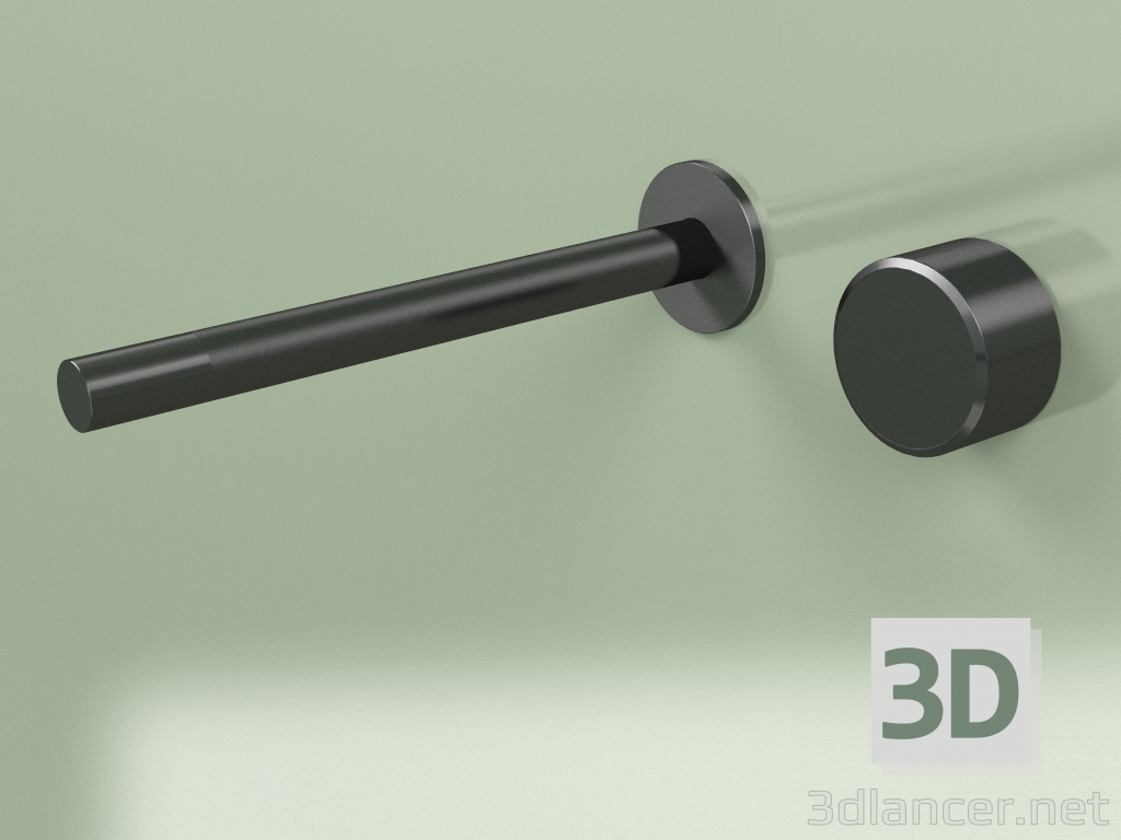 3D modeli L 250 mm (16 11, ON) ağızlı duvara monte hidro-progresif karıştırıcı - önizleme