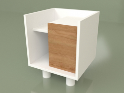 Bedside table with shelf (30251)