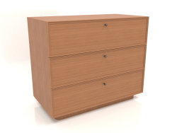 Chest of drawers TM 15 (1001х505х834, wood red)