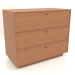 3d model Chest of drawers TM 15 (1001х505х834, wood red) - preview
