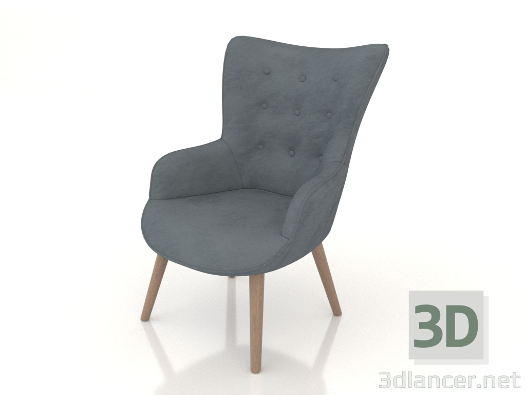 3D Modell Sessel Hygge (Graphit) - Vorschau