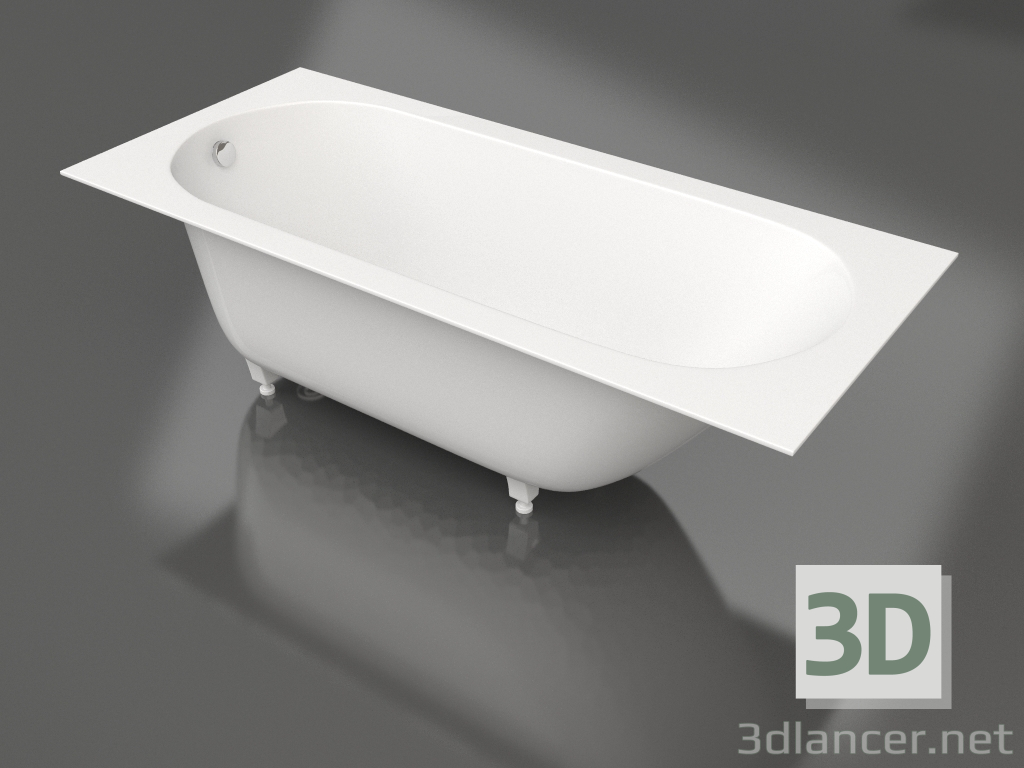 modèle 3D Baignoire ORNELLA 170x75 - preview