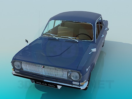 modelo 3D Volga GAZ-24 - escuchar modelo 3D Volga GAZ-24 - escuchar