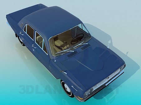 modelo 3D Volga GAZ-24 - escuchar modelo 3D Volga GAZ-24 - escuchar