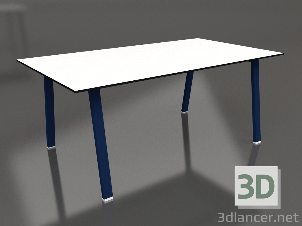 modello 3D Tavolo da pranzo 180 (Blu notte, Fenolico) - anteprima