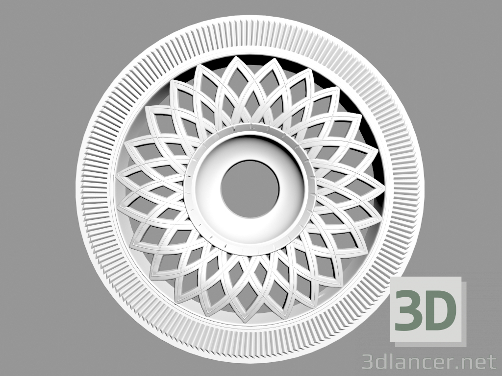 3D modeli Tavan çıkışı (P12) - önizleme