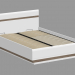 3D Modell Bett mit Stehrahmen 140 (TYP 97) - Vorschau