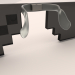 3d 8 bit pixel sunglasses model buy - render