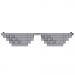 3D 8 bit piksel güneş gözlüğü modeli satın - render