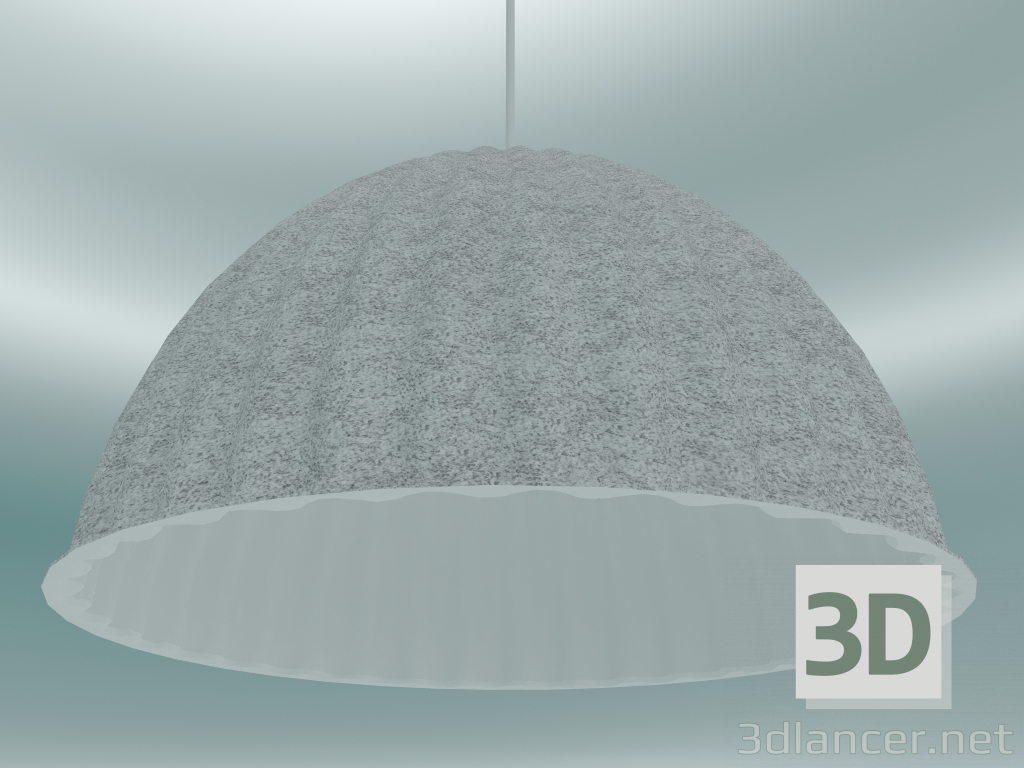 3 डी मॉडल बेलन के नीचे लटकन दीपक (,82 सेमी, व्हाइट मेलेंज) - पूर्वावलोकन