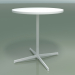 3D Modell Runder Tisch 5513, 5533 (H 74 - Ø 69 cm, Weiß, V12) - Vorschau
