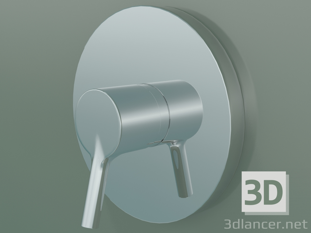 3D Modell Einhebel-Duschmischer (72605000) - Vorschau