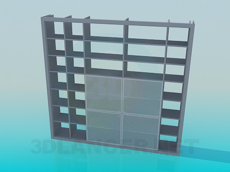 3d model Wall-rack for books - preview 3d model Wall-rack for books - preview
