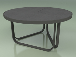Coffee table 009 (Metal Smoke, Glazed Gres Storm)