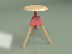 Tabouret Jerry (rouge)