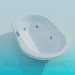 3D modeli Oval banyo - önizleme