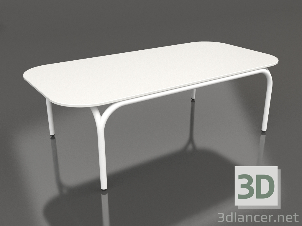 3d model Coffee table (White, DEKTON Zenith) - preview