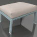 3d model Pouf for rest (Blue gray) - preview