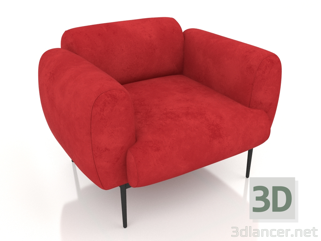 3d model Silla nube (Brunei 23) - vista previa