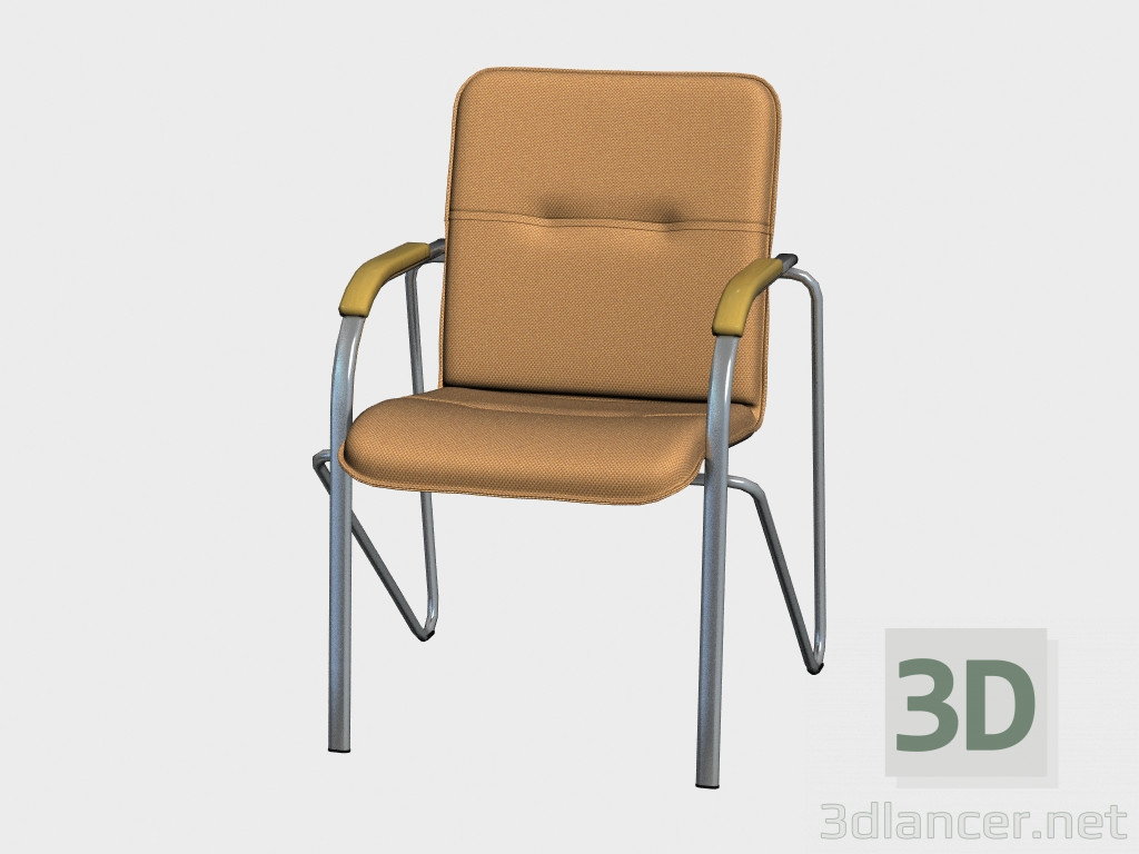 3D Modell Stuhl für Besucher Samba - Vorschau