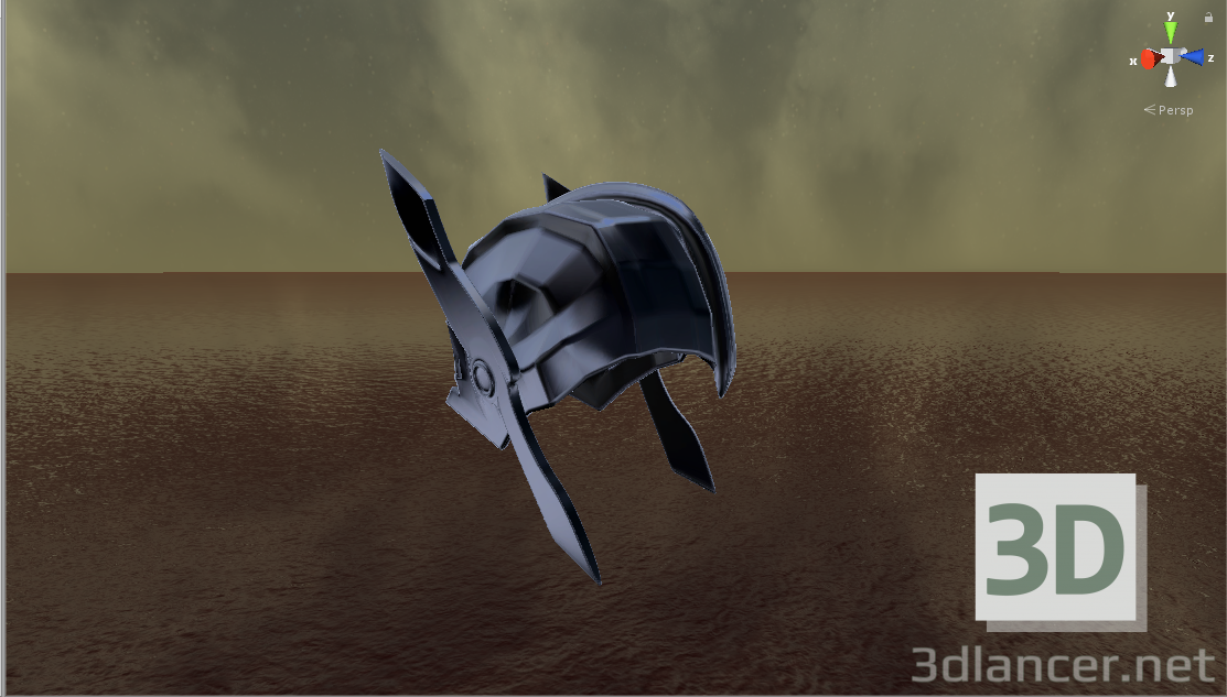 modello 3D Il casco di Thor - anteprima