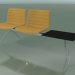 modèle 3D Banc 2037 (double, avec une table, avec revêtement en cuir) - preview