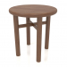 3d model Stool (rounded end) JT 032 (D=400x430, wood brown light) - preview
